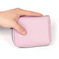 Leather Rfid Wallet - Sleek and Secure - Rose Red