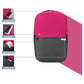 Xy Series Multi-Functional Backpack For 13.3 Inch Laptop - Fashion Colour Matching - Rose Red