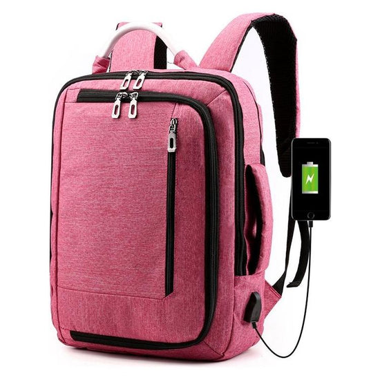 Multifunctional Oxford Laptop Backpack - Cxs-620 - Wine Red