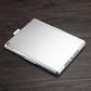 Rotatable Bluetooth Keyboard Leather Case For Ipad 10.2 With Backlit Pen Slot - Silver