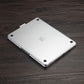 Rotatable Bluetooth Keyboard Leather Case For Ipad 10.2 With Backlit Pen Slot - Silver