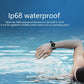 Waterproof Smart Bracelet With Call Reminder And Heart Rate Monitor - Ip68 - Silver