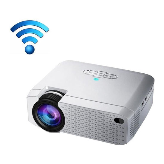 Portable Home Theater Projector - 1600 Lumens Hd Silver