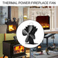 Eco-friendly Heat Powered Stove Fan for Wood / Gas / Pellet Stoves - Silver