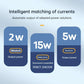 15W 3 In 1 Aluminum Wireless Charger - Silver