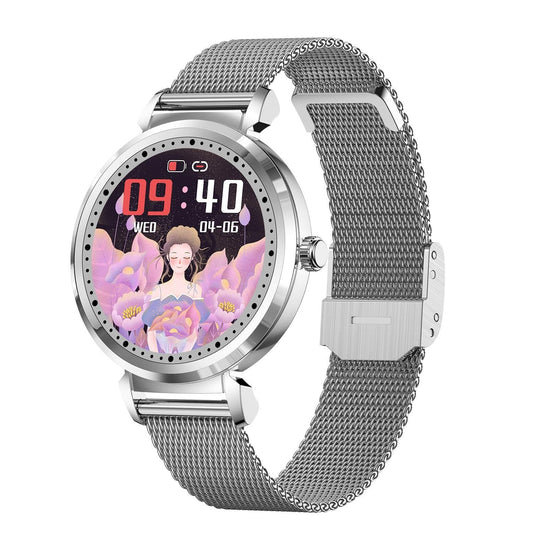 Health Monitoring Smart Watch With Heart Rate And Blood Pressure Options