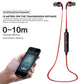Wireless Sport Bluetooth Earphones with In-line Control - Black - Silver