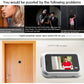 2.4 Screen 2.0Mp Security Camera With Tf Card Support - No Disturb Peephole Viewer