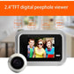 2.4 Screen 2.0Mp Security Camera With Tf Card Support - No Disturb Peephole Viewer