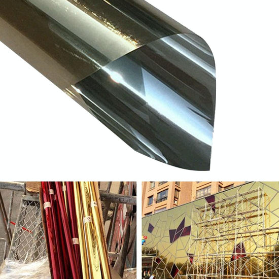 40cm x 1m Uv Reflective Privacy Window Film Sticker - Silver