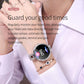 Waterproof Smart Bracelet With Lcd Screen And Heart Rate Monitor - Silver