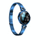 Waterproof Smart Bracelet With Lcd Screen And Heart Rate Monitor - Silver
