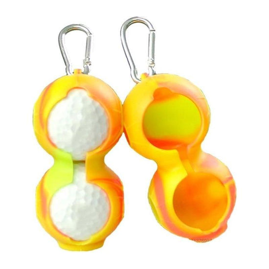 2-Pack Golf Silicone Double-Ball Protection Sleeves - Colour