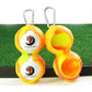 2-Pack Golf Silicone Double-Ball Protection Sleeves - Colour