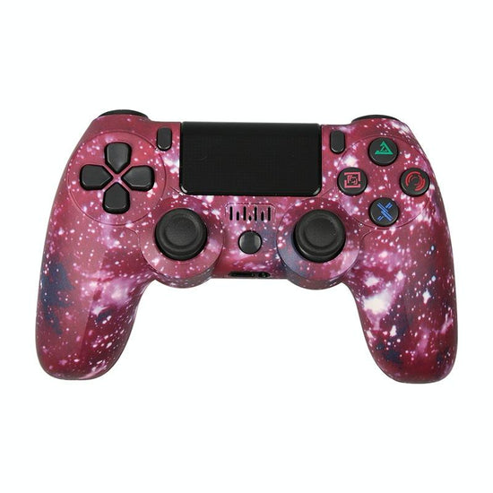 Wireless Bluetooth Game Controller for Ps4 with Dual Vibration and Light Strip - Fantastic Purple