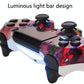 Wireless Bluetooth Game Controller for Ps4 with Dual Vibration and Light Strip - Fantastic Purple