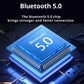 Wireless Bluetooth 5.0 Earphones - Suitcase Shape Ipx4 Tws - Transparent