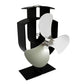 High-temp Metal Heat-powered Stove Fan - 3 Blades - Bronze