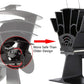 Eco-friendly Heat Powered Stove Fan for Wood / Gas / Pellet Stoves - Bronze
