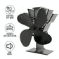 Eco-friendly Heat Powered Stove Fan for Wood / Gas / Pellet Stoves - Bronze