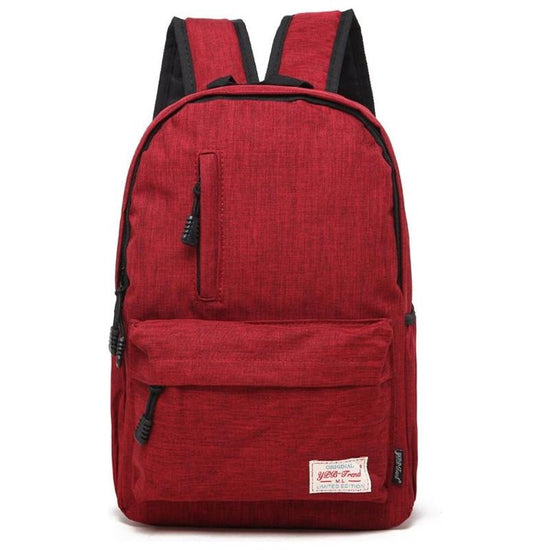 Multi-Function Canvas Laptop Backpack - Fits 15.6 Macbook Samsung Sony Dell Alienware Chuwi Asus Hp - 42X29X13Cm - Baby Blue
