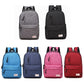 Multi-Function Canvas Laptop Backpack - Fits 15.6 Macbook Samsung Sony Dell Alienware Chuwi Asus Hp - 42X29X13Cm - Baby Blue