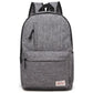 Multi-Function Canvas Laptop Backpack - Fits 15.6 Macbook Samsung Sony Dell Alienware Chuwi Asus Hp - 42X29X13Cm - Baby Blue