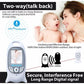 Portable Baby Monitor With 2.0 Lcd Screen Two-Way Talk Night Vision