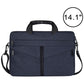 Stylish Zipper Laptop Bag With Shoulder Strap - Durable & Breathable - Navy Blue