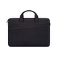Portable Laptop Tablet Bag - 15.4 Inch Double Side Pockets Soft Handle Oxford Cloth - Navy Blue