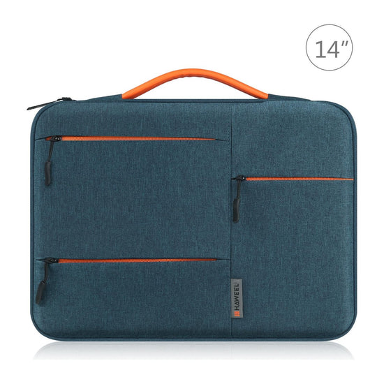14-15 Inch Laptop Sleeve Briefcase For Macbook Samsung Thinkpad Sony Dell Alienware Chuwi Asus Hp - Navy Blue