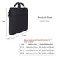 Waterproof Oxford Cloth One-Shoulder Handbag For 15.6 Laptops - Hidden Portable Strap - Navy Blue