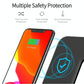 3 In 1 Magnetic Wireless Charger With Touch Ring Light - White