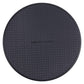 10W Plaid Pattern Round Wireless Charger - White