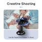 360 Rotation Follow-Up Gimbal Stabilizer With 1 / 4-Inch Interface - Black - White