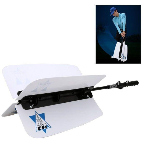 Improve Golf Swing With Wind Resistance Trainer - White
