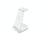 3 In 1 Foldable Charging Stand For Iphones Apple Watch And Airpods - White