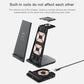 3 In 1 Foldable Charging Stand For Iphones Apple Watch And Airpods - White