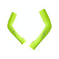 Breathable Golf Sunscreen Sleeve - Fluorescent Green - White