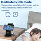 15W Magnetic Wireless Charger With Clock - White