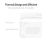 3 In 1 Magnetic Wireless Charger With Touch Ring Light - White