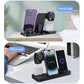 6 In 1 Foldable Vertical Wireless Charger - White