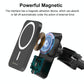 15W Magnetic Wireless Charger With Vlogging Phone Clamp - White