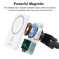15W Magnetic Wireless Charger With Vlogging Phone Clamp - White