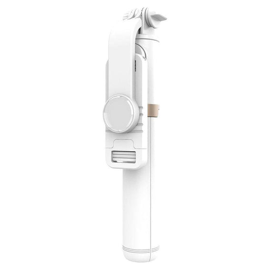 Bluetooth Remote Selfie Stick With Tripod And Phone Holder - White