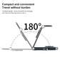 15W 3 In 1 Foldable Desktop Wireless Charger - White