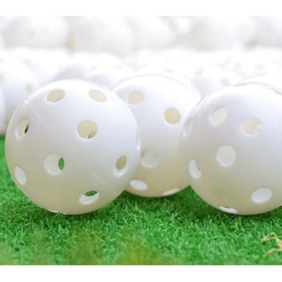 10-Piece Indoor Golf Exercise Hollow Balls - Available - White