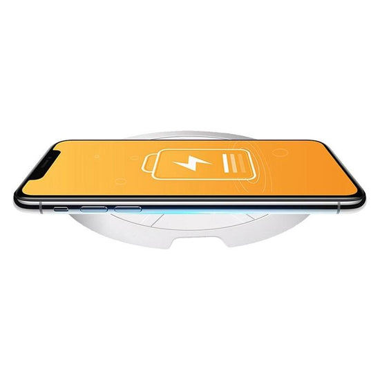 10W Portable Wireless Charger Lightweight & Smart - White