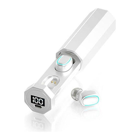 True Wireless Bluetooth Earphones With Digital Display And Charging Box