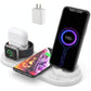 6 In 1 Wireless Charger For Iphone Apple Watch Airpods & Android - White